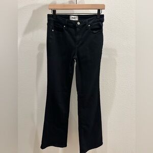 Paige bootcut black jeans